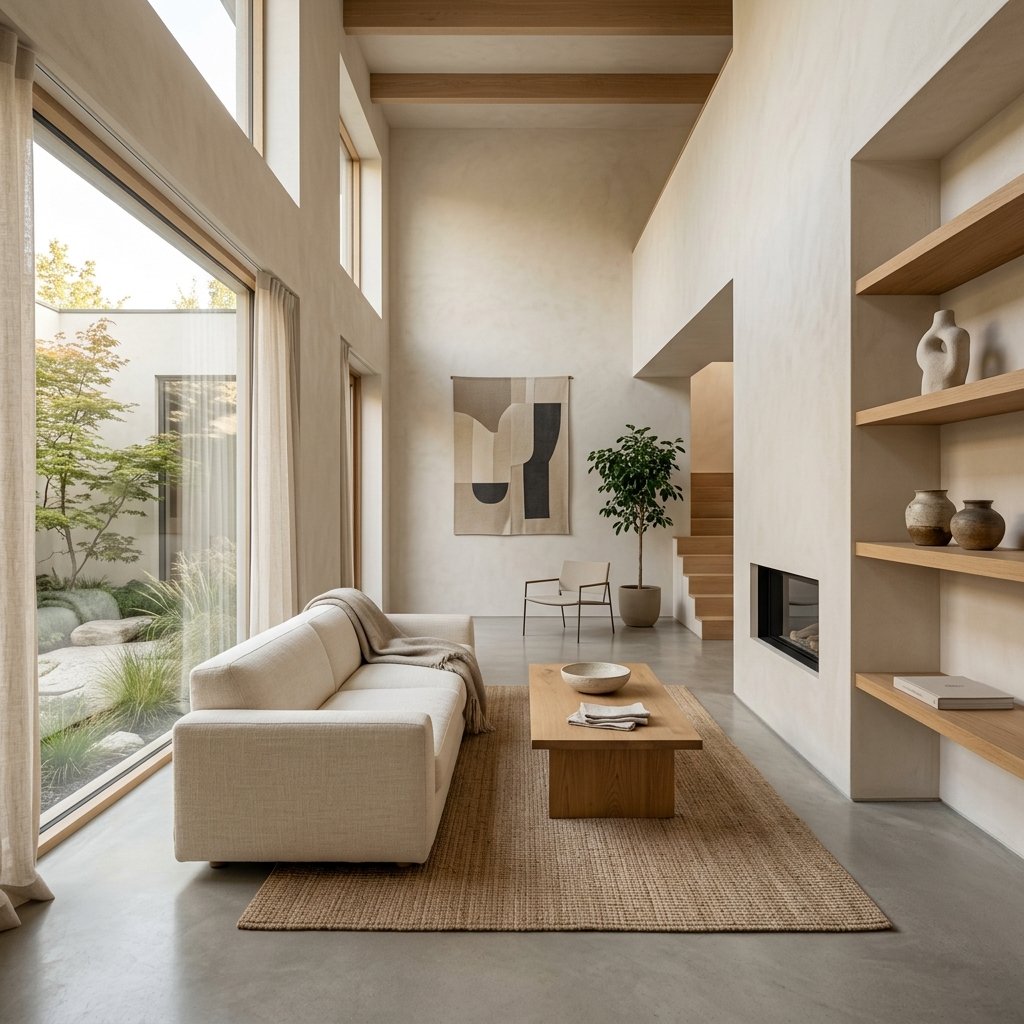 Minimalist interior style design by Sri Nidhi Interiors